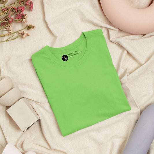 Litil Green Plain Women T shirt